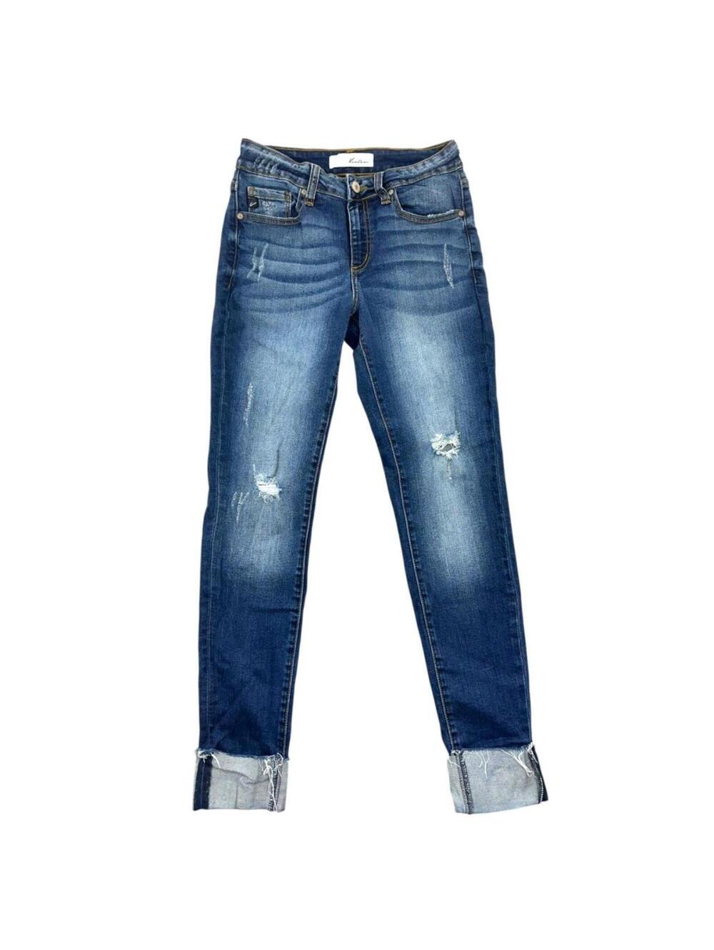 KanCan Signature High Rise Ankle Distressed Skinny‎ Jeans